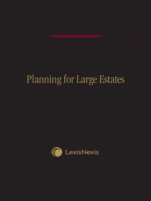 cover image of Planning for Large Estates